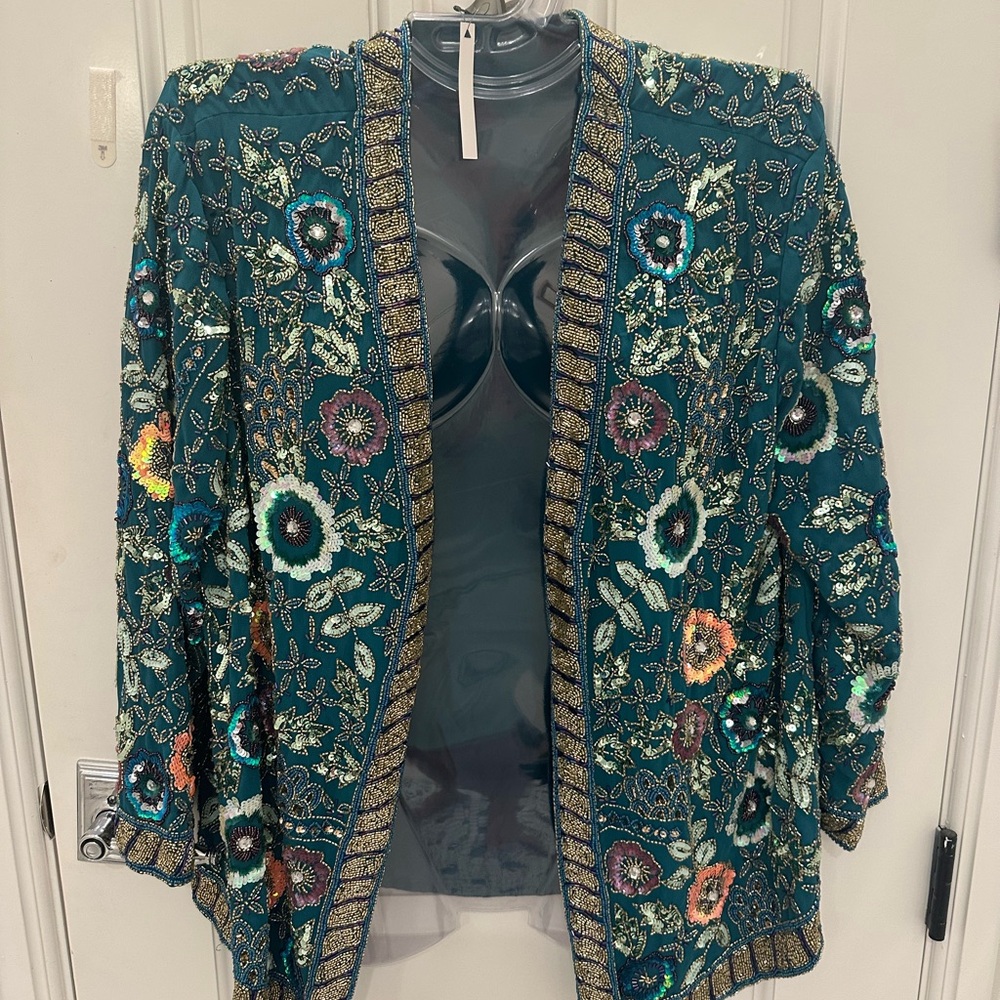 ASOS edition floral sequin kimono